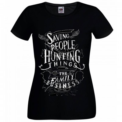 Дамска тениска SUPERNATURAL - THE FAMILY BUSINESS